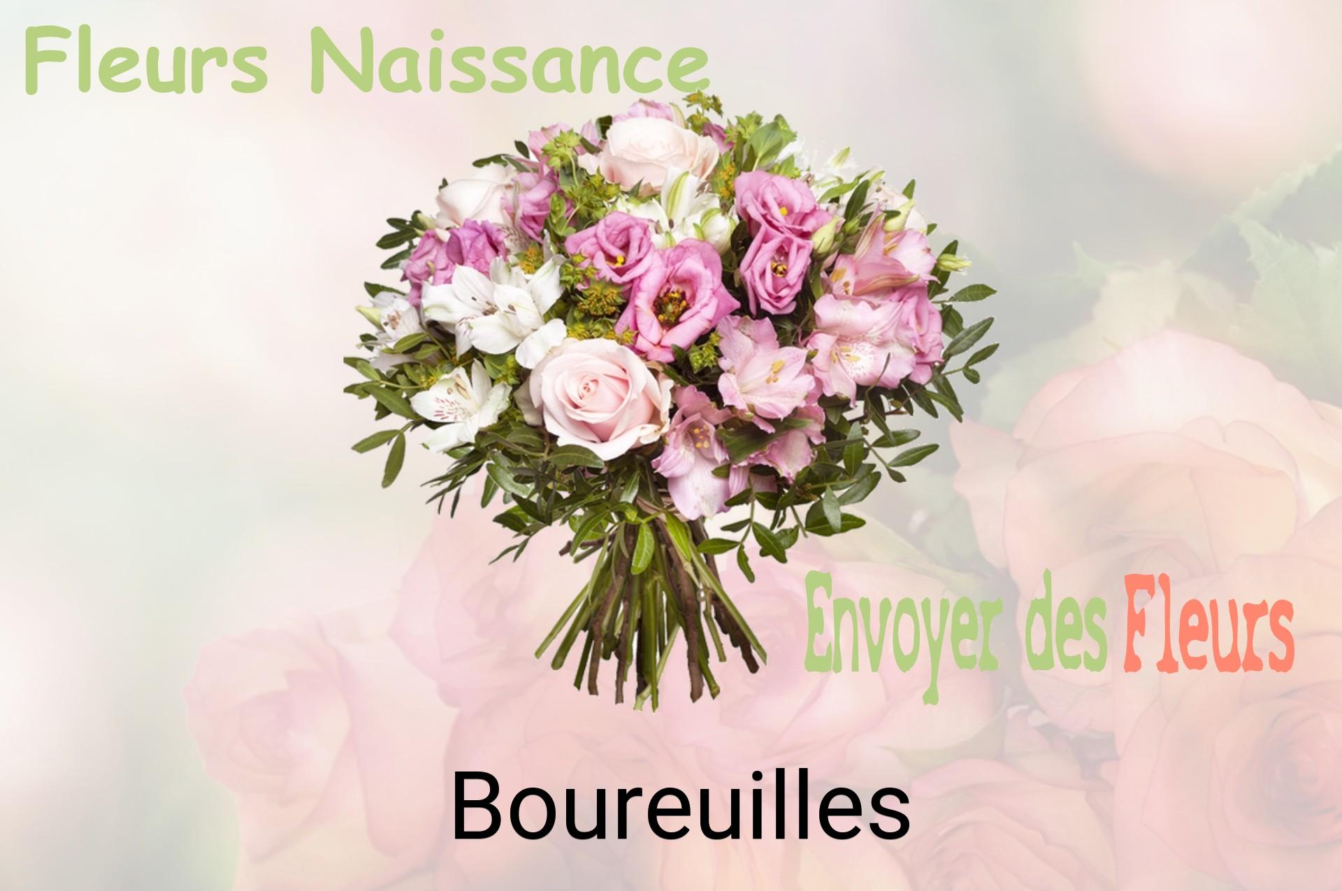 Bouquet de fleurs de naissance livré à Boureuilles