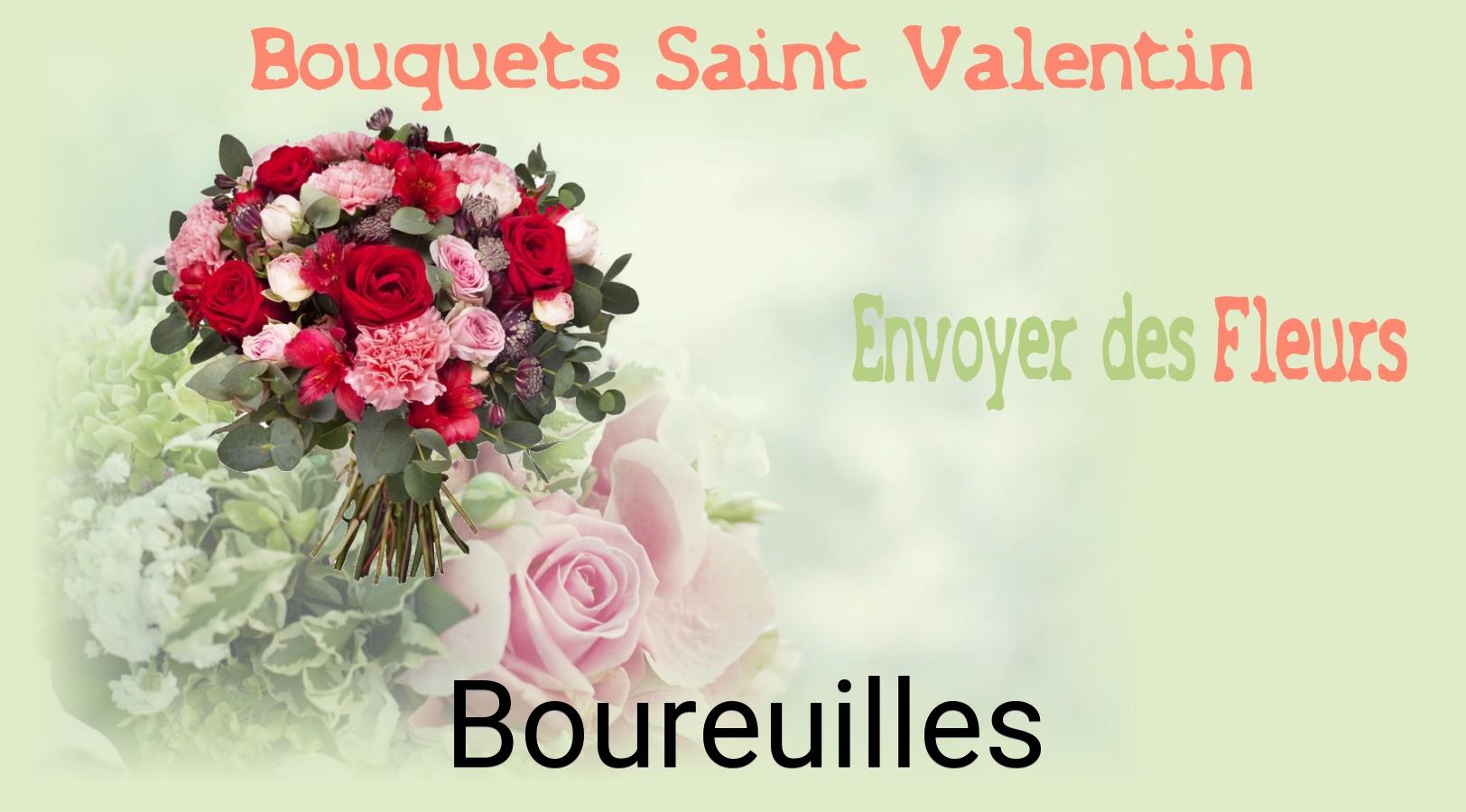 Roses de Saint-Valentin livrées à Boureuilles